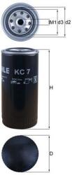 MAHLE Palivový filter MAHLE KC 7 (KC 7)