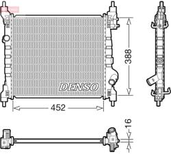 DENSO Chladič motora DENSO DRM15014 (DRM15014)