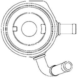 MAHLE Chladič motorového oleja MAHLE CLC 195 000S (CLC 195 000S)
