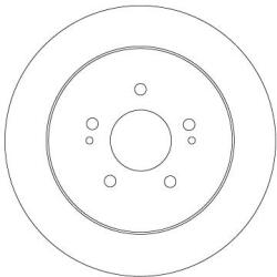 TRW Brzdový kotúč TRW DF6909 (DF6909)
