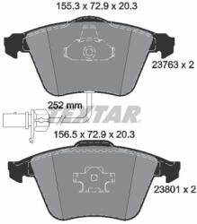 TEXTAR Sada brzdových platničiek kotúčovej brzdy TEXTAR 2376302 (2376302)