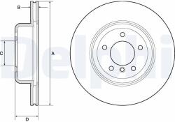DELPHI Tarcza Ham. Bmw Z4 E89 09- (bg9162c)