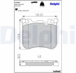 DELPHI Klocki Ham. Przod (lp2287)