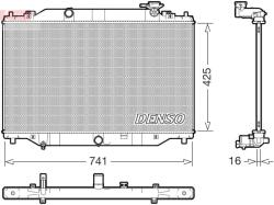 DENSO Chladič motora DENSO DRM44053 (DRM44053)