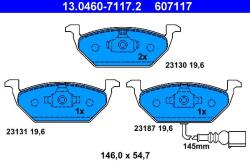 ATE Sada brzdových platničiek kotúčovej brzdy ATE 13.0460-7117.2 (13.0460-7117.2)
