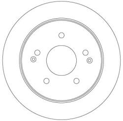 TRW Brzdový kotúč TRW DF6879S (DF6879S)