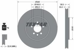 TEXTAR Brzdový kotúč TEXTAR 92170303 (92170303)