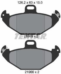 TEXTAR Sada brzdových platničiek kotúčovej brzdy TEXTAR 2196502 (2196502)