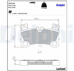 DELPHI Klocki Ham. Touareg/cayenne (lp2118)