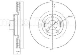 METELLI Brzdový kotúč METELLI 23-0678 (23-0678)