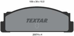 TEXTAR Sada brzdových platničiek kotúčovej brzdy TEXTAR 2007404 (2007404)