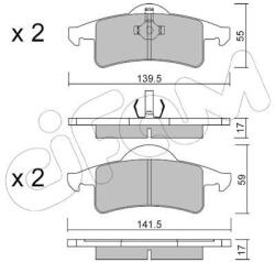 CIFAM Sada brzdových platničiek kotúčovej brzdy CIFAM 822-526-0 (822-526-0)
