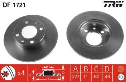TRW Brzdový kotúč TRW DF1721 (DF1721)