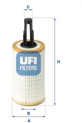 UFI Olejový filter UFI 25.172. 00 (25.172.00)