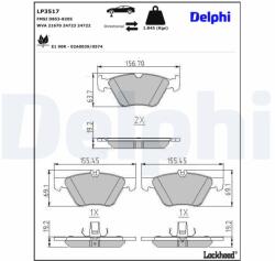 DELPHI Klocki Ham. Przod (lp3517)
