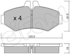 CIFAM Sada brzdových platničiek kotúčovej brzdy CIFAM 822-572-0 (822-572-0)