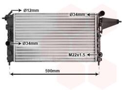 VAN WEZEL Chladič motora VAN WEZEL 37002161 (37002161)
