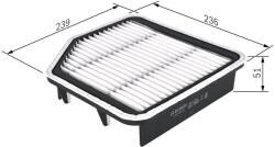 Bosch Vzduchový filter BOSCH F 026 400 192 (F 026 400 192)