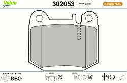 VALEO Sada brzdových platničiek kotúčovej brzdy VALEO 302053 (302053)