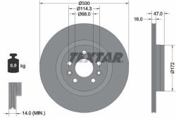 TEXTAR Brzdový kotúč TEXTAR 92351803 (92351803)