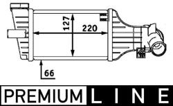 MAHLE Chladič plniaceho vzduchu MAHLE CI 71 000P (CI 71 000P)