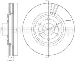 METELLI Brzdový kotúč METELLI 23-1580C (23-1580C)