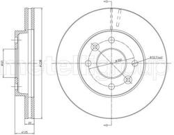 METELLI Brzdový kotúč METELLI 23-0110 (23-0110)