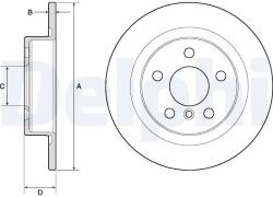 DELPHI Tarcza Ham. Tyl Mini Cooper 13- (bg4812c)