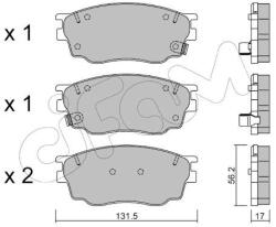 CIFAM Sada brzdových platničiek kotúčovej brzdy CIFAM 822-475-0 (822-475-0)