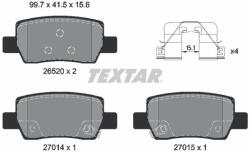 TEXTAR Sada brzdových platničiek kotúčovej brzdy TEXTAR 2652005 (2652005)