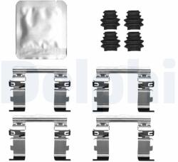 DELPHI Súprava príslušenstva, obloženie kotúčovej brzdy DELPHI LX0822 (LX0822)