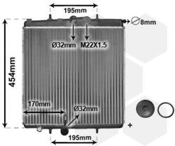 VAN WEZEL Chladič motora VAN WEZEL 40002188 (40002188)