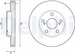 DELPHI Tarcza Ham. Toyota Auris 12- (bg4711c)