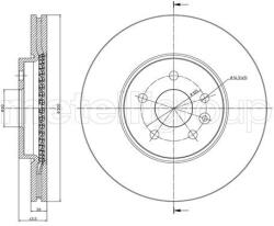 METELLI Brzdový kotúč METELLI 23-1507C (23-1507C)