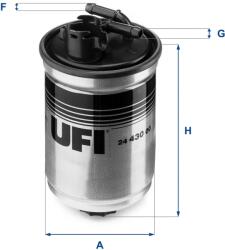 UFI Palivový filter UFI 24.430. 00 (24.430.00)