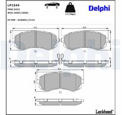 DELPHI Klocki Ham. Nissan Almera (lp1544)