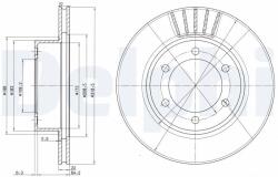 DELPHI Brzdový kotúč DELPHI BG3535 (BG3535)