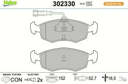 VALEO Sada brzdových platničiek kotúčovej brzdy VALEO 302330 (302330)