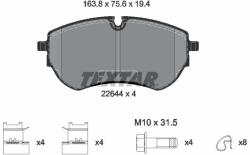 TEXTAR Sada brzdových platničiek kotúčovej brzdy TEXTAR 2264401 (2264401)