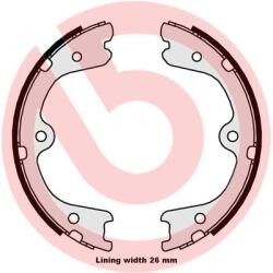 BREMBO Sada brzd. čeľustí parkov. brzdy BREMBO S 56 546 (S 56 546)