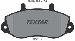 TEXTAR Sada brzdových platničiek kotúčovej brzdy TEXTAR 2330201 (2330201)