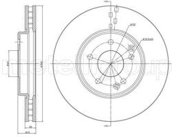 METELLI Brzdový kotúč METELLI 23-0753C (23-0753C)