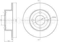 METELLI Brzdový kotúč METELLI 23-0185 (23-0185)