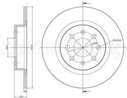 METELLI Brzdový kotúč METELLI 23-0857C (23-0857C)
