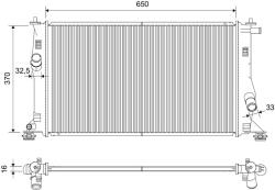 VALEO Chladič motora VALEO 735448 (735448)