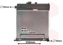 VAN WEZEL Chladič motora VAN WEZEL 30002150 (30002150)