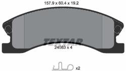 TEXTAR Sada brzdových platničiek kotúčovej brzdy TEXTAR 2408301 (2408301)