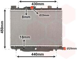 VAN WEZEL Chladič motora VAN WEZEL 52002122 (52002122)