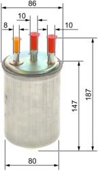 Bosch Palivový filter BOSCH 0 450 906 508 (0 450 906 508)