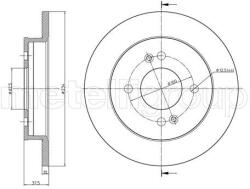 METELLI Brzdový kotúč METELLI 23-0929C (23-0929C)